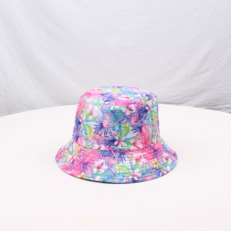 Wholesale Polyester Cotton Printed Double Sided Bucket Hat